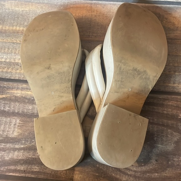 Jeffrey Campbell Finley Cream Platform Sandal size 9 - Picture 4 of 4